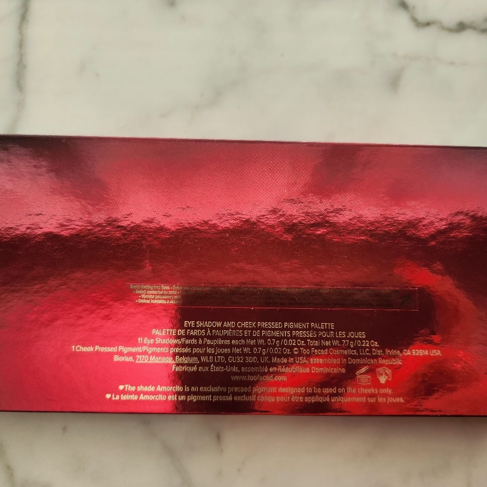 Too Faced Mariale Amor Caliente Eye Shadow Palette - Picture 5 of 6
